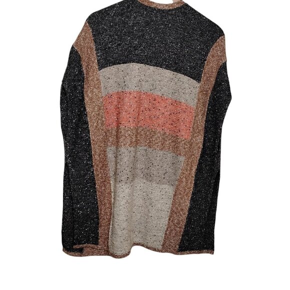 Nic + Zoe Tan and Gray Sleeveless Cardigan, Medium - Picture 2 of 7